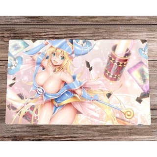 Playmat Dark Magician Girl TCG CCG Trading Card Game Mat OCG Duel Board แผ่นรองเมาส์ และกระเป๋า ลายการ์ตูนอนิเมะ ขนาด 60x35 ซม.