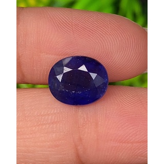 ไพลิน (Blue Sapphire) 4.98 กะรัต (Cts.) พลอยแท้ อัญมณีมงคลประจําวันเกิด