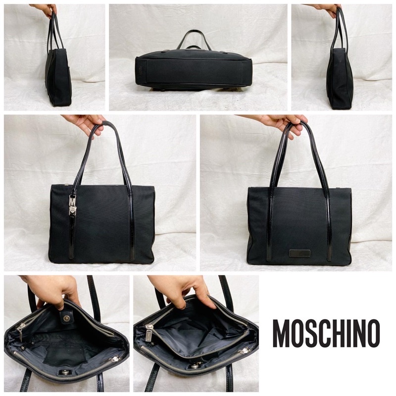 👝: MOSCHINO Tote Bag แท้💯%