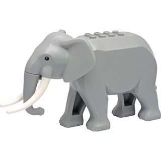 [ Animal ] ชิ้นส่วนเลโก้ Lego Part Elephant with Long White Tusks (elephant2c01) ราคา/ชิ้น