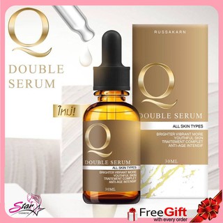 Q DOUBLE SERUM คิวดับเบิ้ลเซรั่ม  ลดฝ้าหน้าใส  ของแท้ 100%