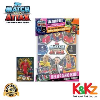 Match Attax Starter Pack 2020/21 / การ์ดฟุตบอลแมตช์แอทแทค แฟ้มการ์ดสำหรับเริ่มสะสม