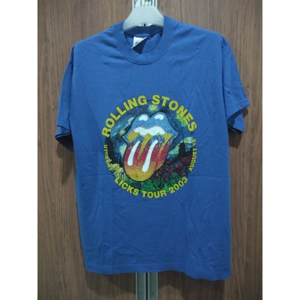 VTG Y2K ROLLING STONES LICKS TOUR 2003 เสื้อยืด