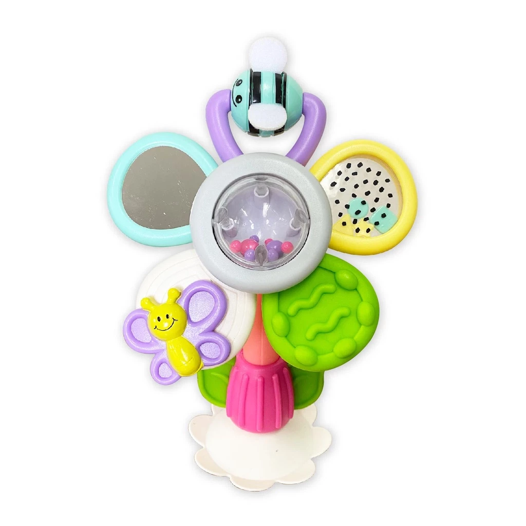 Infantino : STAY & PLAY FUNFLOWER - ของเล่นติดโต๊ะทานข้าว - ดอกไม้