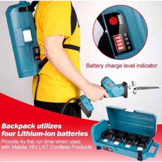 อุปกรณ์เพิ่มแบตเตอรี่ แบต 18V 21V ลาย Makita สำหรับเครื่องมือไร้สาย Makita