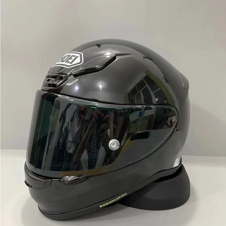 Shoei Z7 หมวกกันน็อค แบบเต็มหน้า สีดําสว่าง สําหรับแข่งรถจักรยานยนต์วิบาก
