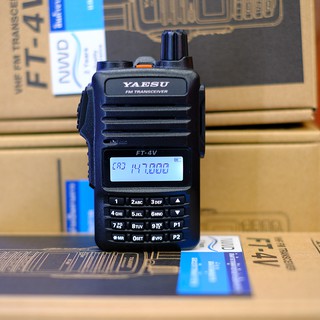 YAESU FT-4V VHF ของแท้ ตัวเล็กแบนด์แพลนใหม่ กำลังส่งแรง มีประกัน มีทะเบียนถูกกฏหมาย