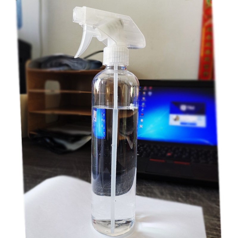 ขวดสเปรย์ PET แบบใส ขนาด 500 มล.สำหรับน้ำมันหอมระเหย รดน้ำ แอลกอฮอล์ฆ่าเชื้อโรค