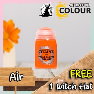 (Air) TROLL SLAYER ORANGE Citadel Paint แถมฟรี 1 Floor Tile