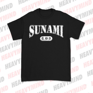 คอตต้อนคอกลมสติกเกอร์ Sunami Band I Listen to Free สําหรับติดตกแต่งเสื้อเชิ้ตS-5XL