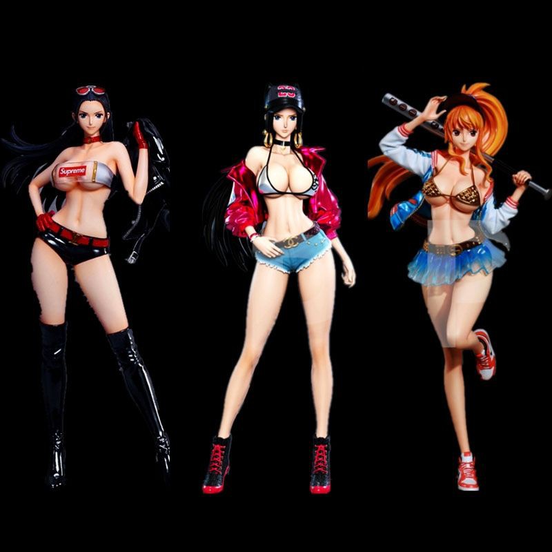 ข้อเสนอขนาดใหญ่ ONE PIECE BOA HANCOCK NICO ROBIN NAMI NEFELTARI VIVI REIJU UNDRESSABLE FIGURE 海 หญิง