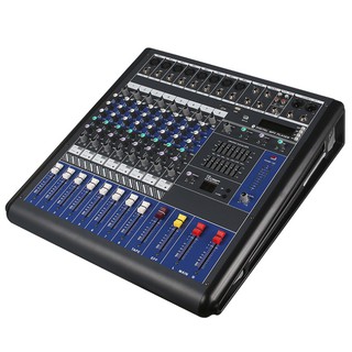 มิกเซอร์ mixer เครื่องผสมสัญญาณเสียง mixer 8channel รุ่น EM-801