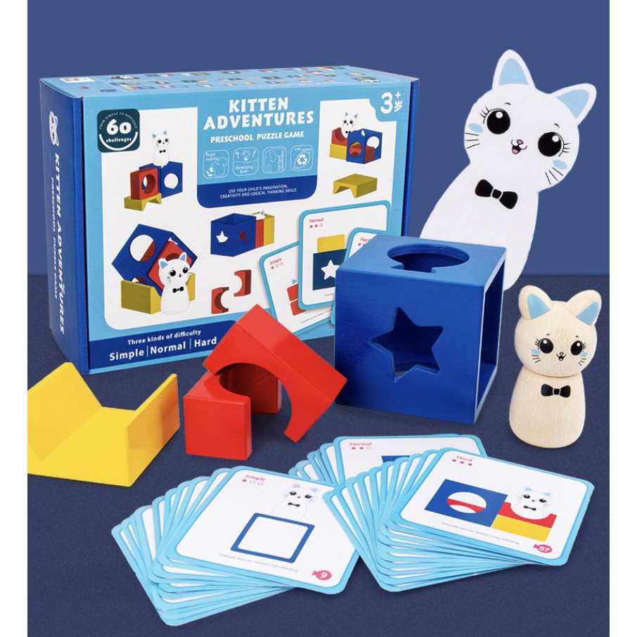 * ออกบิลได้ (แจ้งทางแชท) เกม Logic Logical Thinking Puzzle Kitten