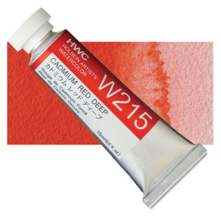 Cadmium red deep W015/W215 5/15ml Series E สีน้ำ โฮลเบน (โฮลุเบน) Holbein Artist Watercolor ホルベイン透明水彩絵具