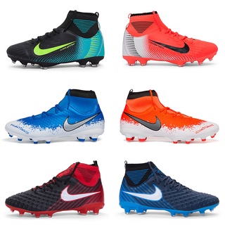 Nike Phantom Vision รองเท้าสตัส รองเท้าฟุตบอลผู้ชาย Size 39-45 รองเท้าฟุตซอลหุ้มข้อ FG รองเท้าฟุตบอลมืออาชีพ