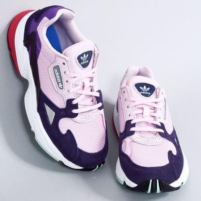 Adidas falcon pink purple clearance