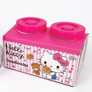 โหลแก้วอเนกประสงค์ 1 เชต มี 2 ชิ้น Hello Kitty-00928