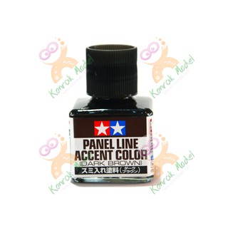 น้ำยาตัดเส้นสีน้ำตาลดำ TA87140 Panel Line Accent Color (Dark Brown)