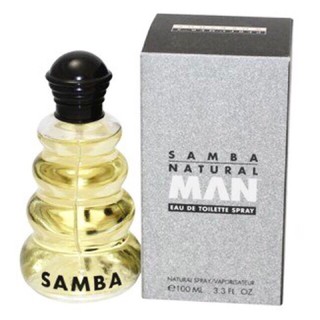 Samba Natural for MEN EDT.100 ml. by Perfumers Workshop แซมบ้าแนชเชอรัลฟอร์แมน กลิ่นหอมสะอาดสดชื่น หอมสบายกาย สบายใจ