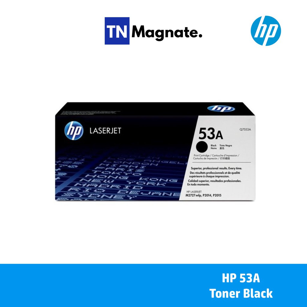 [หมึกพิมพ์เลเซอร์] HP 53A [Q7553A] TONER BLACK [3K]