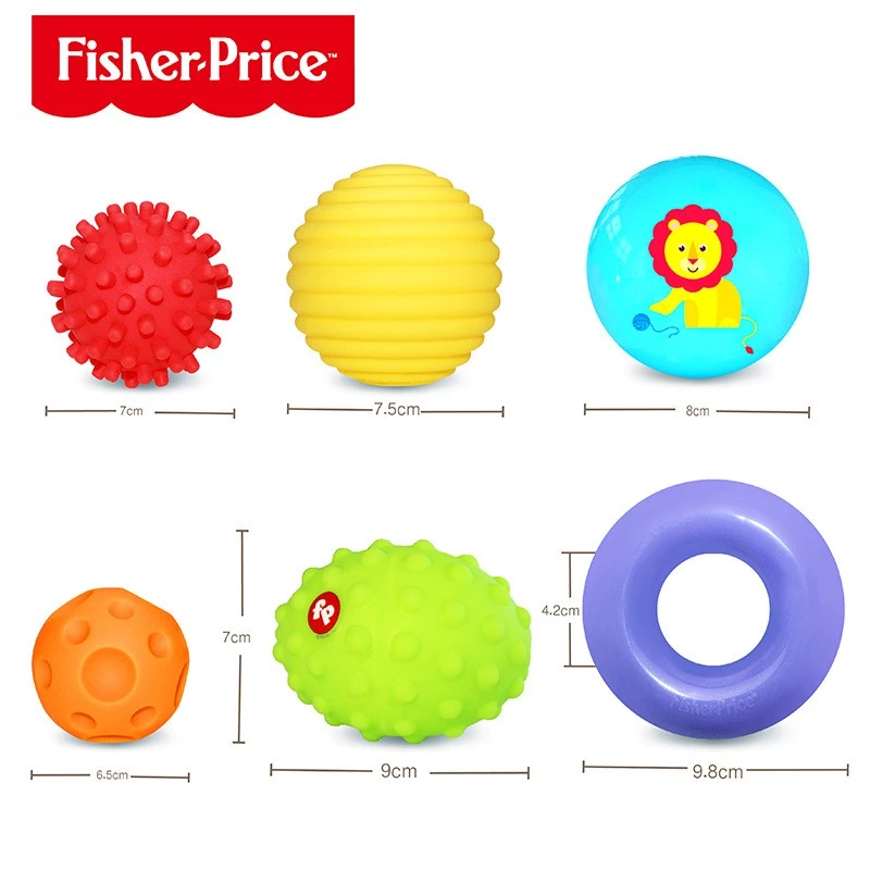Fisher Price Six Senses Sensory Activity Balls ชุดลูกบอลฝึกพัฒนาการ 6 ชิ้น thumbnail 7