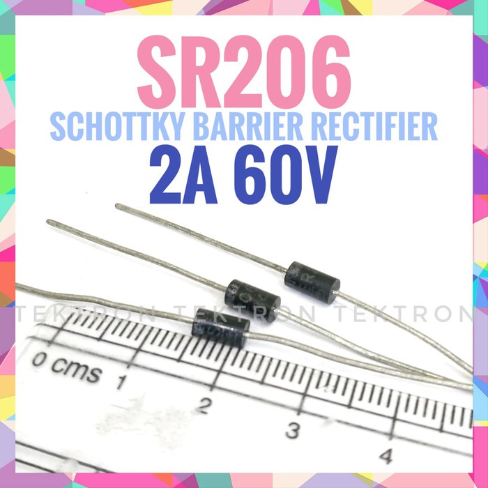 SR206 Schottky Barrier Rectifier 2A 600V