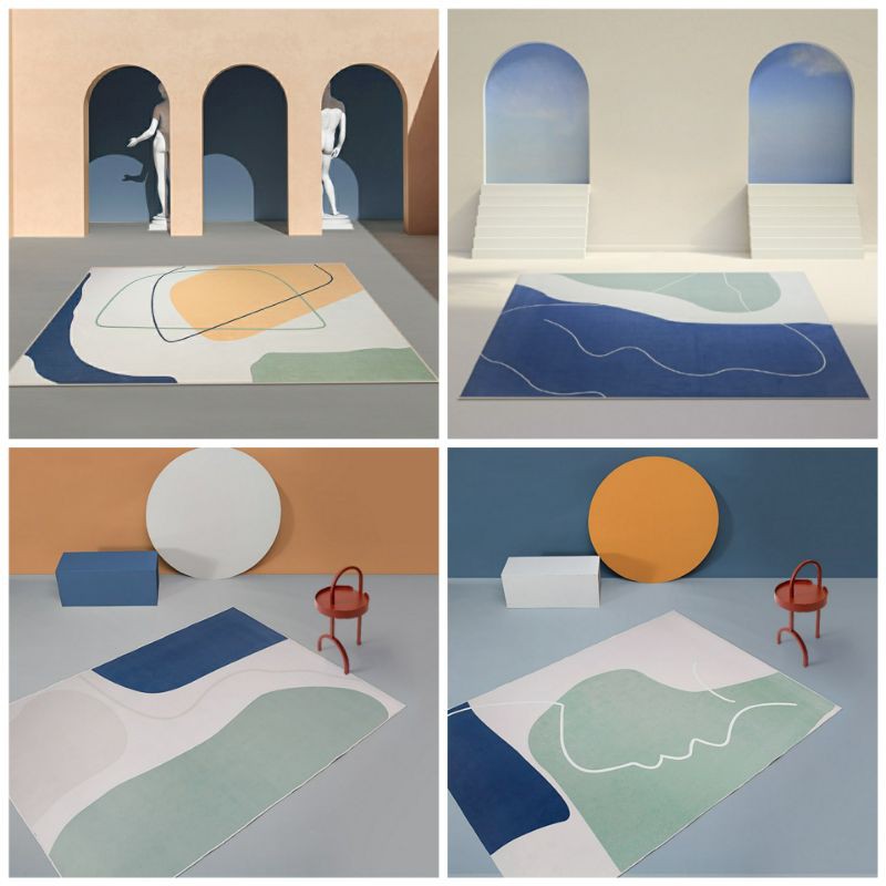 พรมปูพื้น  มี 4 ขนาด (120x160 /140x200 /160x230 /200X300)สินค้ามี 5 ลาย พรม พรมตกแต่ง พรมตกแต่ง พรมก