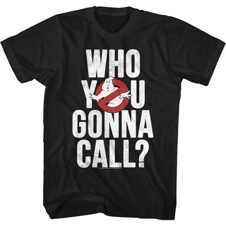 เสื้อยืดพิมพ์ลายแฟชั่น Lint9 เสื้อยืด ผ้าฝ้าย 100% พิมพ์ลาย Who You Gonna Call Real Ghostbusters พลัสไซซ์ สําหรับผู้ชาย