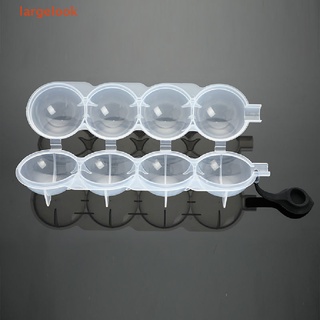 [largelook] 4 Cavity Bar Sphere Ice Cube Mould Mold Ball Freezer Maker Tray Whiskey DIY