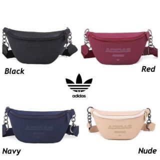 ส่งฟรี🔥 งานแท้ กระเป๋าคาดอก คาดเอว Adidas Polyester Waist Bag outletbag