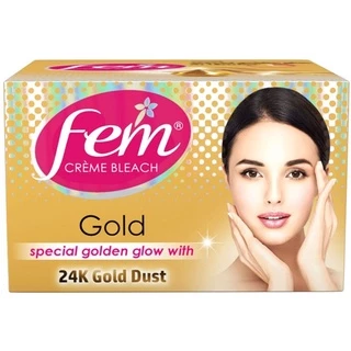 Fem Fairness Naturals Gold Skin Bleach ครีมย้อมหนวด ย้อมคิ้ว
