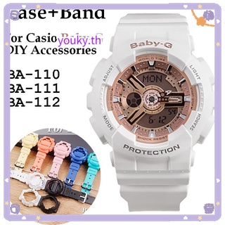 สายนาฬิกาข้อมือซิลิโคน ผิวด้าน สําหรับ Casio BABY-G BA-110 BA-111 BA-112 G-SHOCK BABY G BA110 111 112 L815