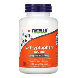 NOW Foods, L-Tryptophan, 500 mg, 120 Veg Caps