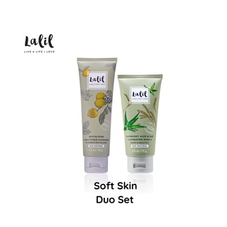 LALIL Soft Skin Duo Set (Daily Scrub &amp; Oat Mask)