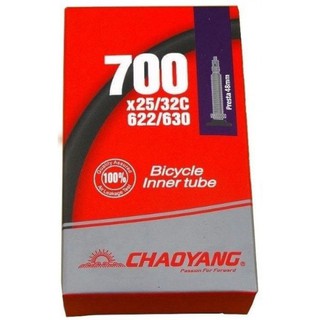 [พร้อมส่ง] ยางในจักรยาน Chaoyang Inner Tube 700x25/32 - Valve 48 mm