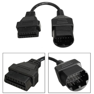 17pin OBD1 to 16Pin OBD2 อะแดปเตอร์เชื่อมต่อสายเคเบิ้ล สําหรับ Mazda ☆Jfsmart