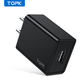 Topk B25 อะแดปเตอร์ชาร์จ USB 10W คุณภาพสูง สําหรับ Samsung Xiaomi Huawei