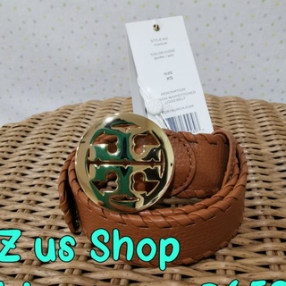 พร้อมส่ง TORY BURCH 1.5" LOGO BELT size xs (29.5-33.5").