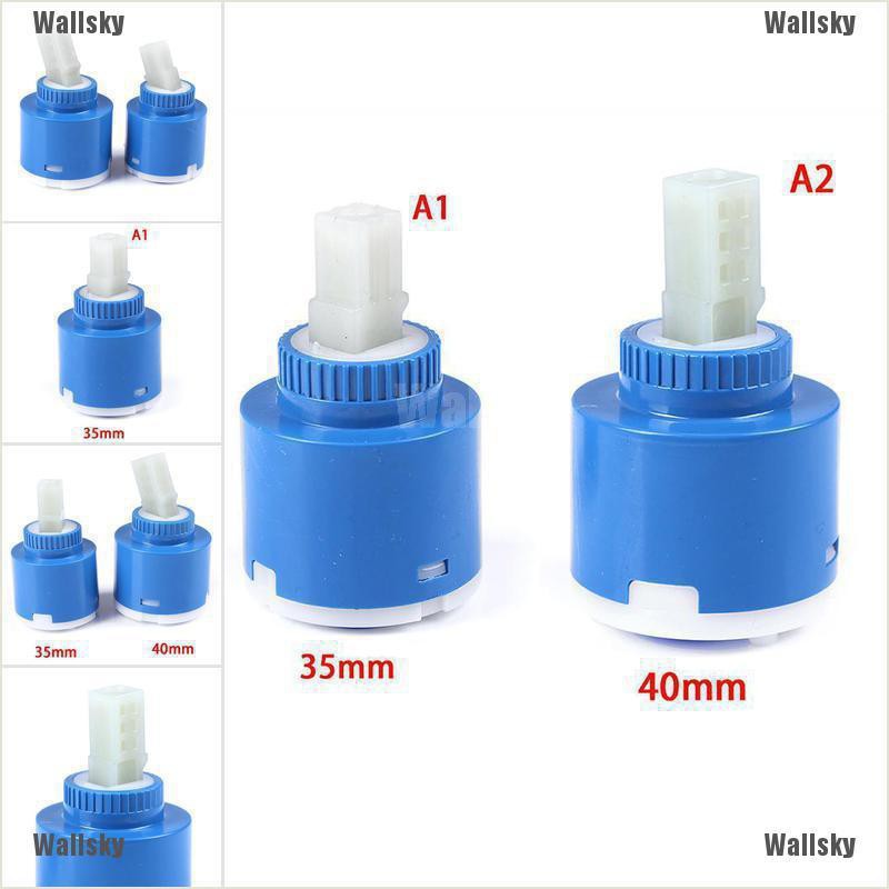 Kitchen Bathroom Faucet Repair Cartridge 2 Packs Plastic Mixer Tap Cartridges Ceramic Faucet Cartridge Faucet Faucet Valve Cartridge 25mm 30mm 35mm 40mm