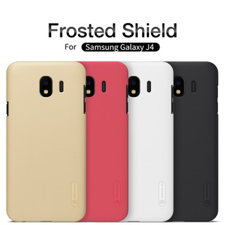 Nillkin Super Frosted Shield เคส Samsung Galaxy J4 แท้💯% ฟรี..ฟิล์มกันรอยแบบใส