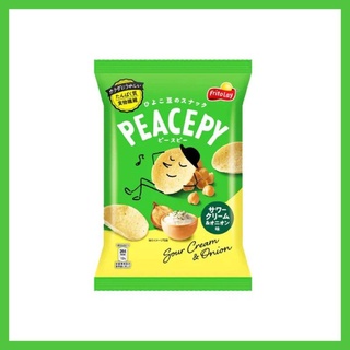 ขนมญี่ปุ่น FritoLay PEACEPY รสซาวครีมและหัวหอม 50g