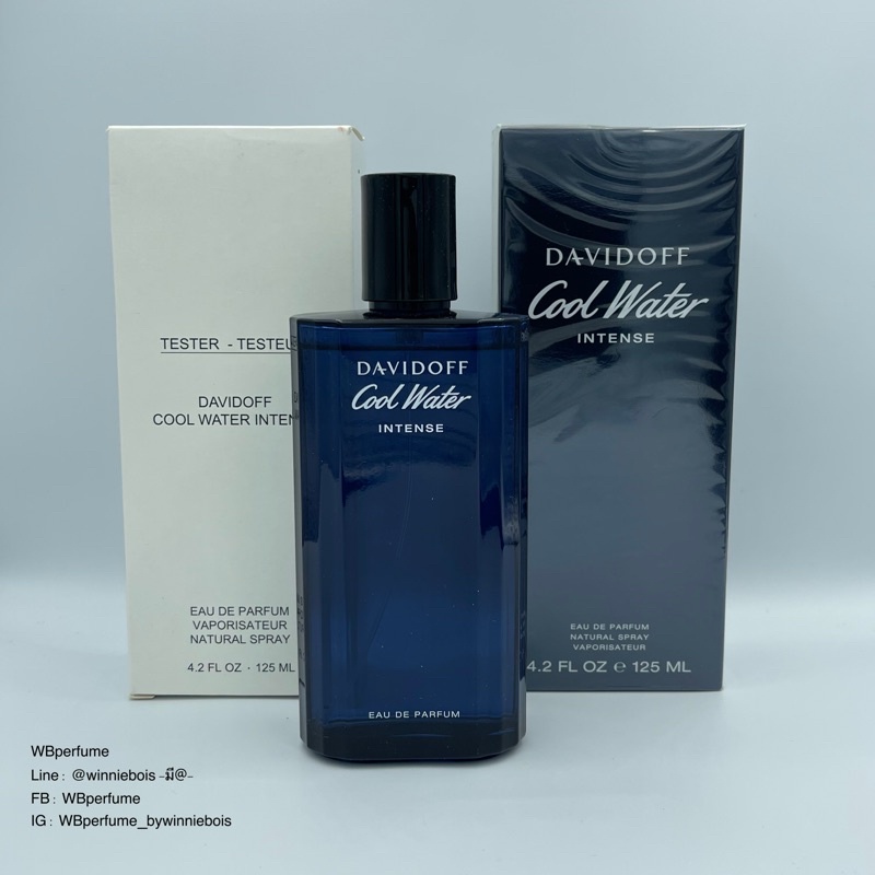 Davidoff Cool Water Intense For Men EDT 125ml แท้100 น้ำหอม น้ำหอม
