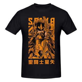 เสื้อยืด พิมพ์ลายอนิเมะ Saint Seiya Knights Of The Zodiac Sagittarius Seiya สไตล์ฮาราจูกุ สําหรับผู้หญิงS-5XL