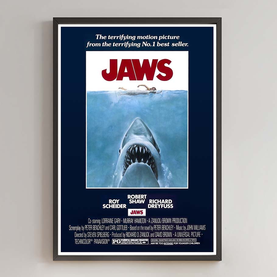 JAWS Poster โปสเตอร์ภาพขนาด 33X48 cm