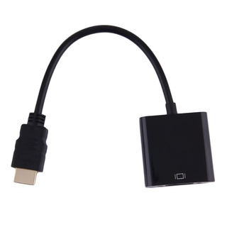 สายเคเบิลอะแดปเตอร์แปลงวิดีโอ 1080P HDMI ตัวผู้ เป็น VGA ตัวเมีย สําหรับ PC DVD HDTV ใหม่ล่าสุดทั่วโลก