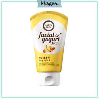 พร้อมส่ง🔥HAPPY BATH โฟมล้างหน้า Real Mild Moisture Facial Yogurt Foam จาก Amore Pacific