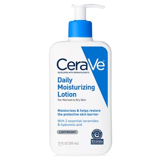 [ของแท้ 100%] CERAVE DAILY MOSITURIZING LOTION FOR NORMAL TO DRY SKIN WITH 3 ESSENTIAL CERAMIDES HYALURONIC ACID