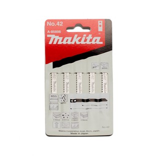 MAKITA (มากีต้า) ใบเลื่อยจิกซอ NO.42(5ใบ/1PAC)