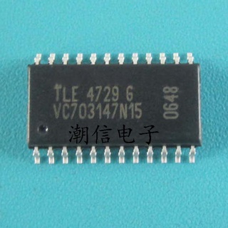 ชิปบอร์ดวงจรรวม TLE4729G TLE47296 TLE4729 SOP-24 สําหรับเครื่องยนต์รถยนต์ Siemens stepper motor idle drive IC Motorola 1 ชิ้น