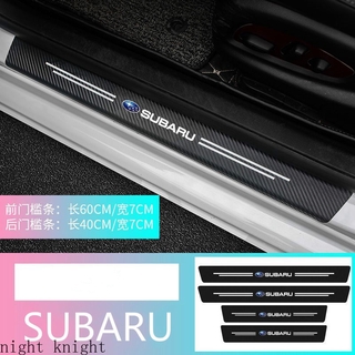 สติกเกอร์คาร์บอนไฟเบอร์ กันน้ำ คุณภาพสูง สำหรับประตูรถ Subaru FORESTER XV Levorg OUTBACK WRX BRZ